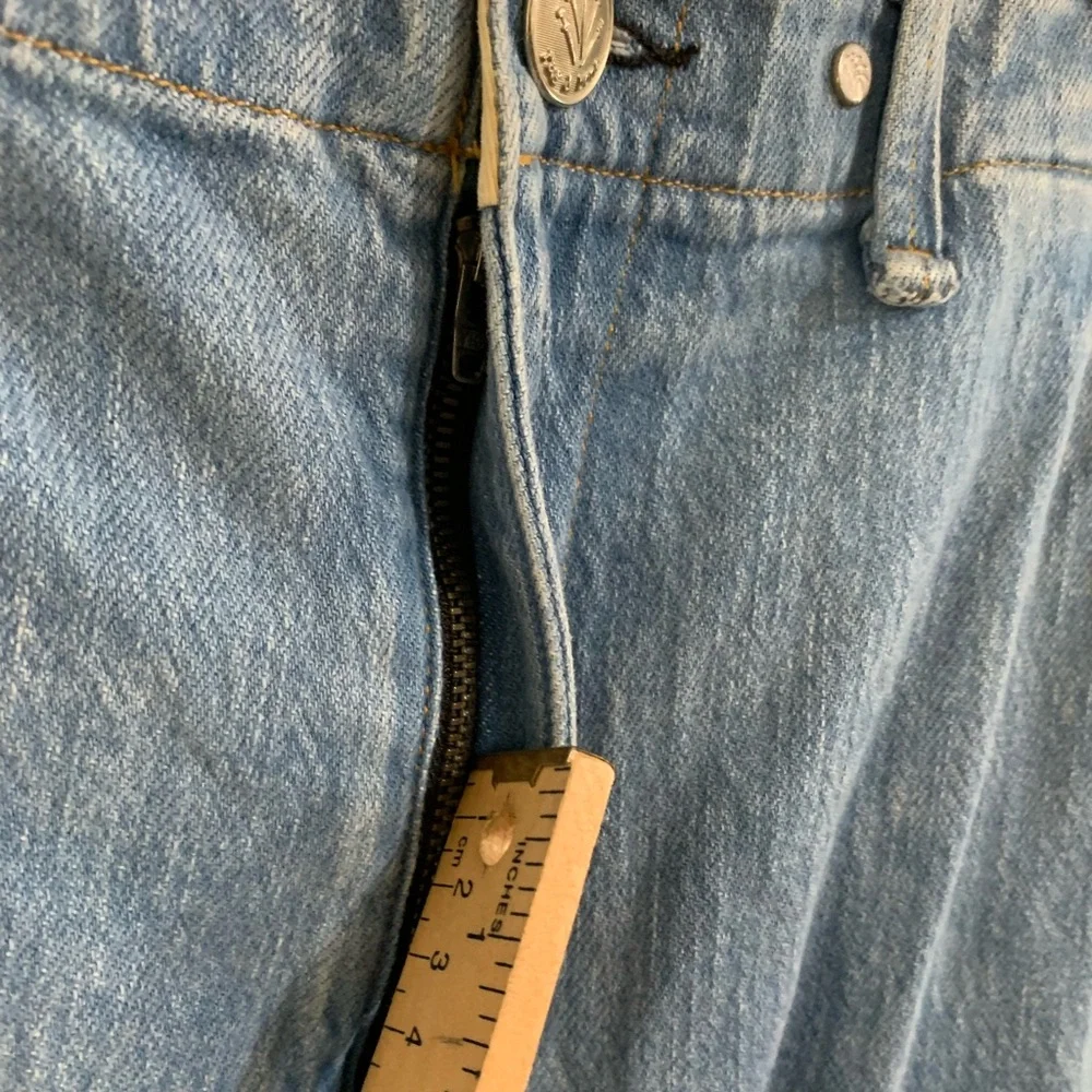 Rag & Bone Size 25 Icy Blue Light Wash High Rise Cargo Jeans Straight Leg